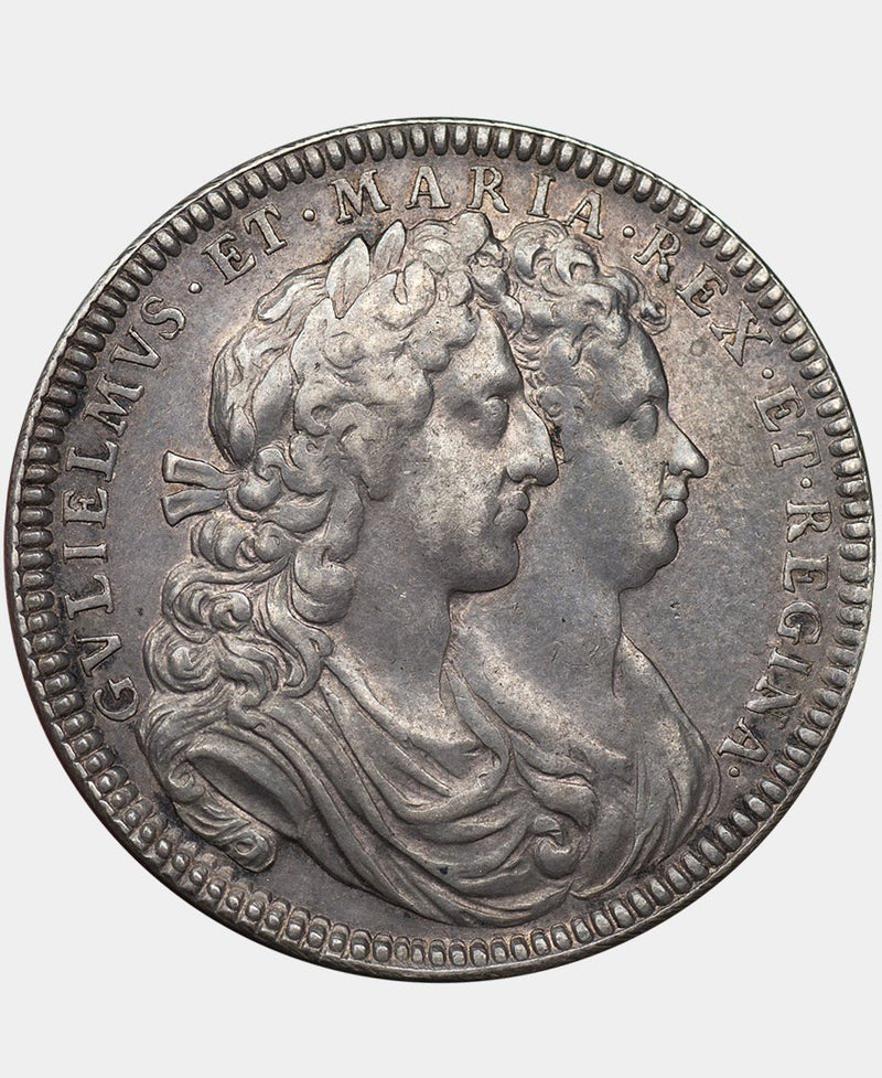 1689 William & Mary Coronation Medal in Silver - Mhcoins