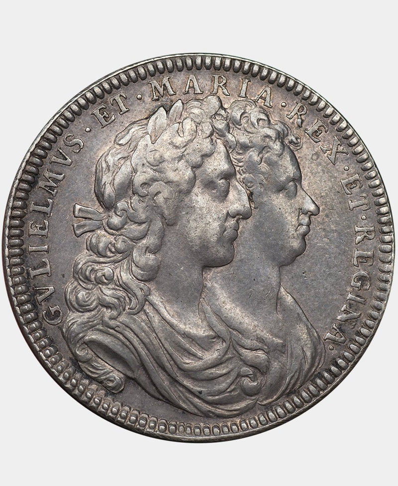 1689 William & Mary Coronation Medal in Silver - Mhcoins