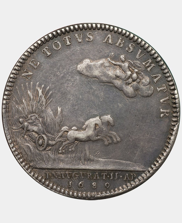 1689 William & Mary Coronation Medal in Silver - Mhcoins