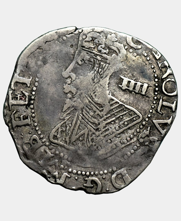 1643 - 4 Charles I Worcester (or Salopia) Groat - Mhcoins