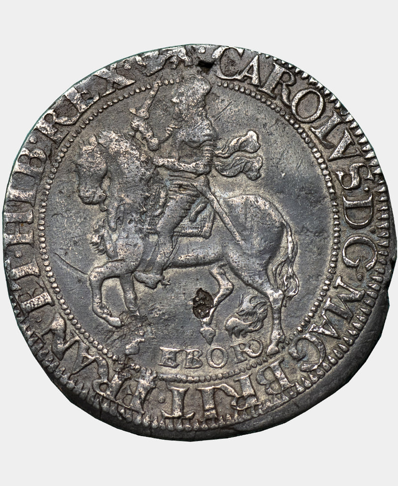 1643 - 4 Charles I York Mint TYPE 7 Halfcrown